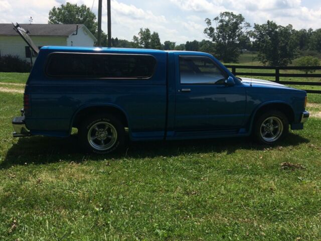 1985 Blue Chevrolet S-10