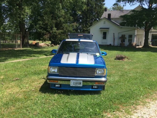 1985 Blue Chevrolet S-10