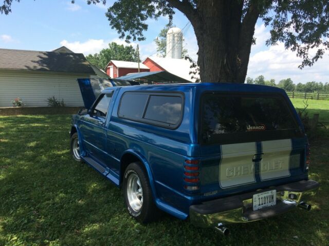 1985 Blue Chevrolet S-10