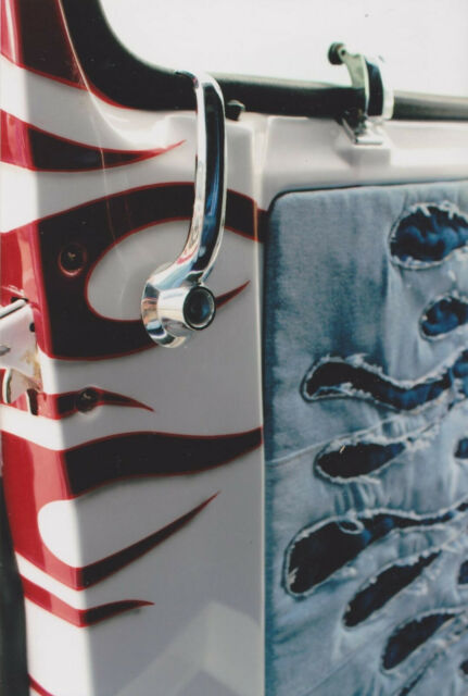 1987 Red, White, Blue Ford E-Series Van Extended Passenger Van