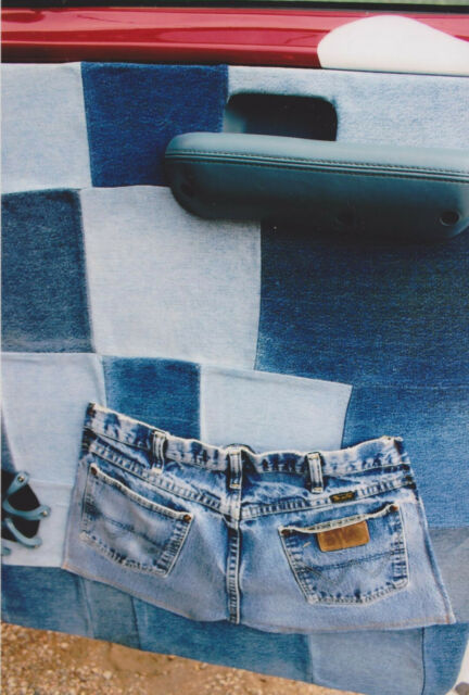 1987 Red, White, Blue Ford E-Series Van Extended Passenger Van