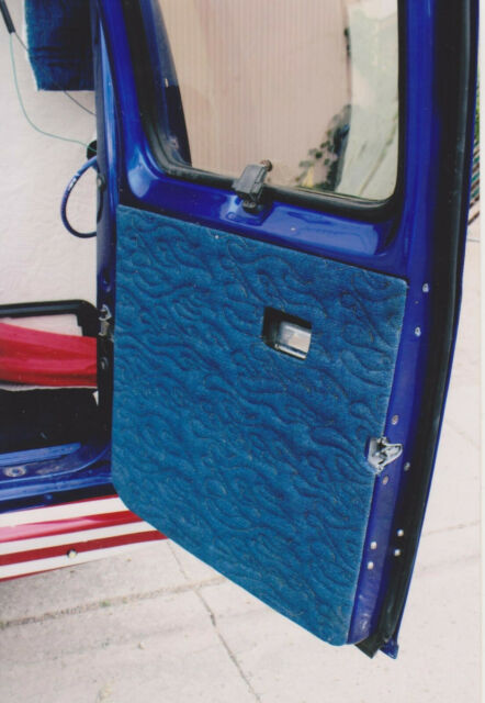 1987 Red, White, Blue Ford E-Series Van Extended Passenger Van