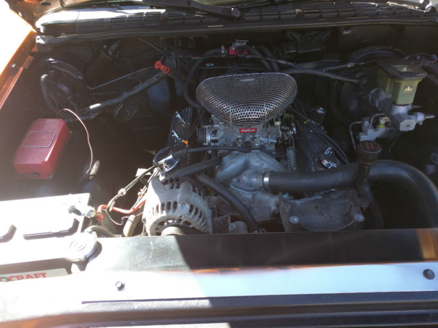 1994 Orange Chevrolet S-10 Extended Cab Pickup