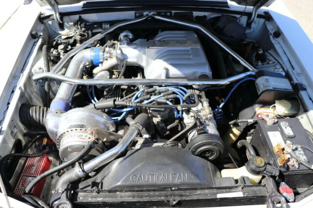 1993 White Ford Mustang Convertible