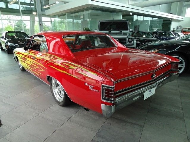 1967 Red Chevrolet Chevelle Coupe