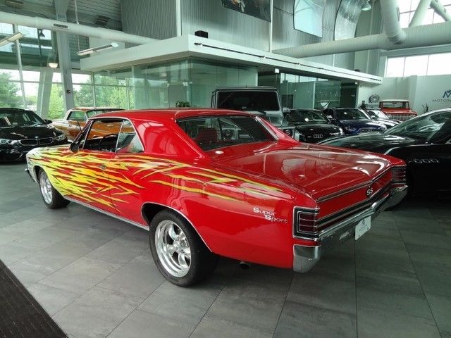 1967 Red Chevrolet Chevelle Coupe
