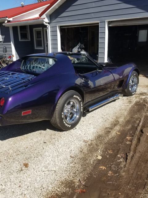 1977 Black/purple/muti color Chevrolet Corvette Coupe