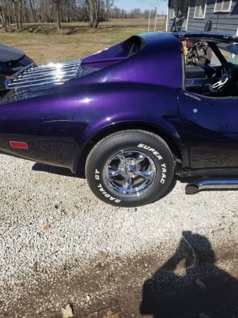 1977 Black/purple/muti color Chevrolet Corvette Coupe