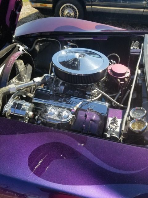 1977 Black/purple/muti color Chevrolet Corvette Coupe