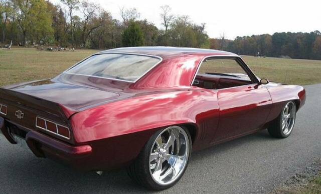 1969 Burgundy Chevrolet Camaro Coupe