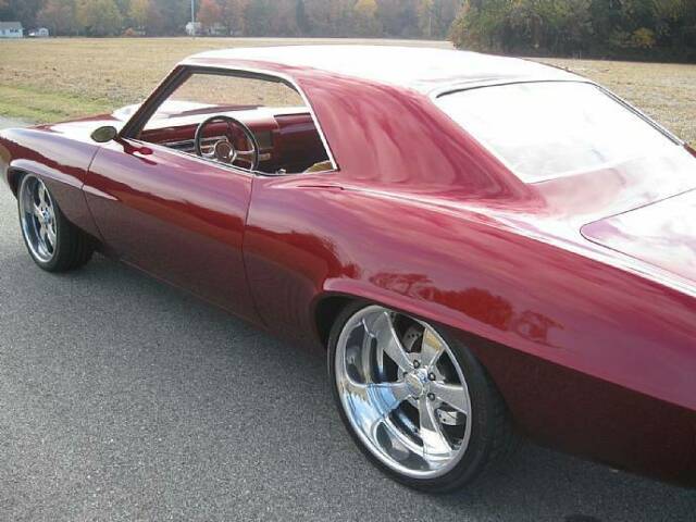 1969 Burgundy Chevrolet Camaro Coupe