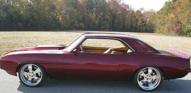 1969 Burgundy Chevrolet Camaro Coupe