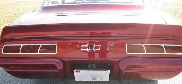 1969 Burgundy Chevrolet Camaro Coupe