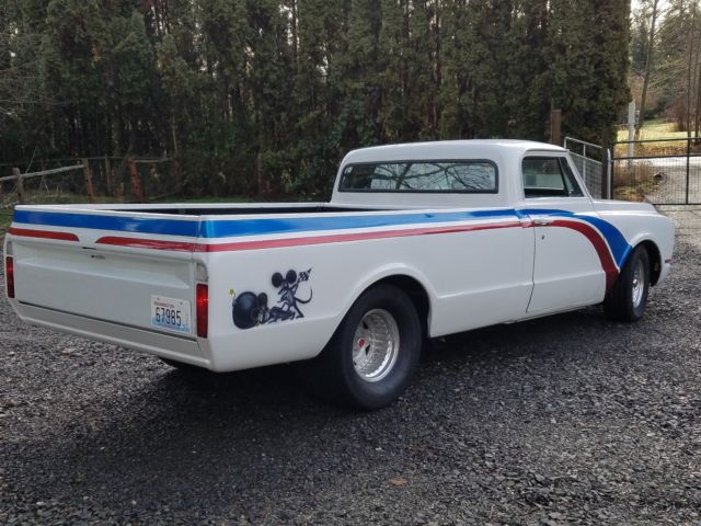 1970 White Chevrolet C-10 longbed