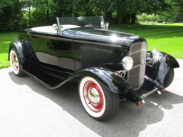 1932 Black Ford Roadster Convertible