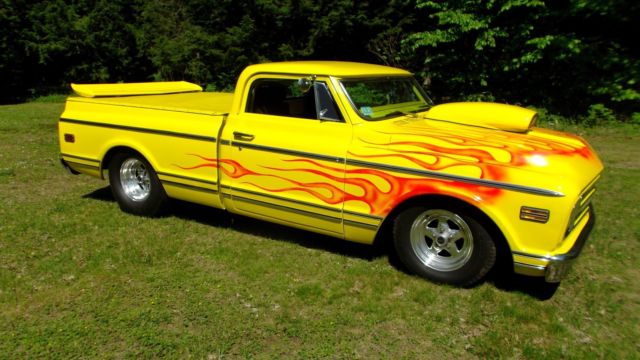 1968 Yelllow Chevrolet C-10 Extended Crew Cab Pickup