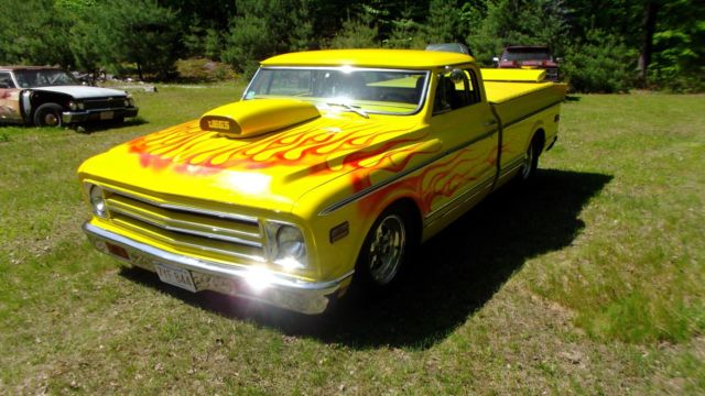 1968 Yelllow Chevrolet C-10 Extended Crew Cab Pickup