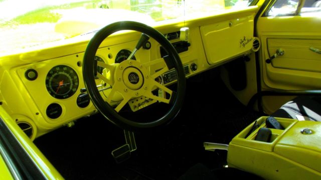 1968 Yelllow Chevrolet C-10 Extended Crew Cab Pickup