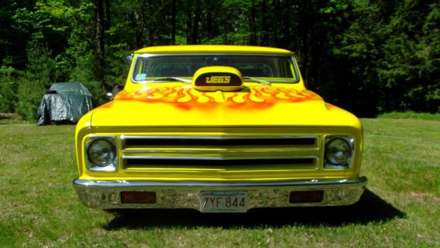 1968 Yelllow Chevrolet C-10 Extended Crew Cab Pickup