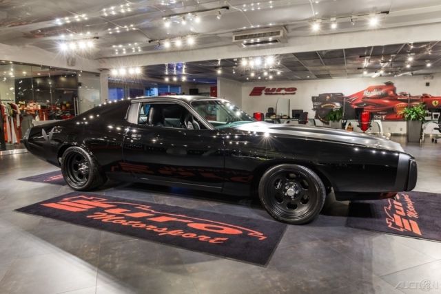 1972 Black Dodge Charger Coupe