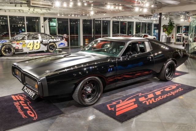 1972 Black Dodge Charger Coupe