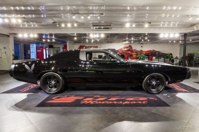1972 Black Dodge Charger Coupe