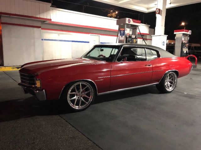 1972 Red Chevrolet Chevelle Coupe