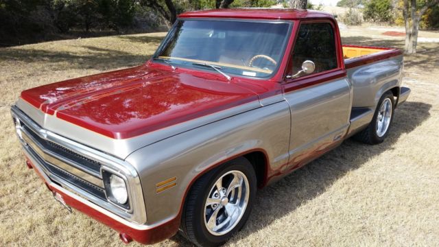 1970 Red Chevrolet C-10 Standard Cab Pickup