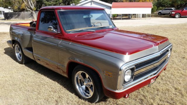 1970 Red Chevrolet C-10 Standard Cab Pickup