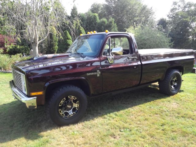 1986 Black Chery Pearl Metal Flake Chevrolet Other Pickups Standard Cab Pickup