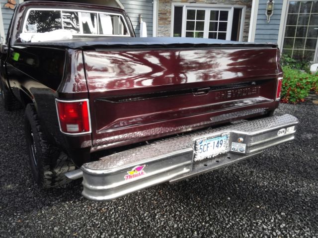 1986 Black Chery Pearl Metal Flake Chevrolet Other Pickups Standard Cab Pickup