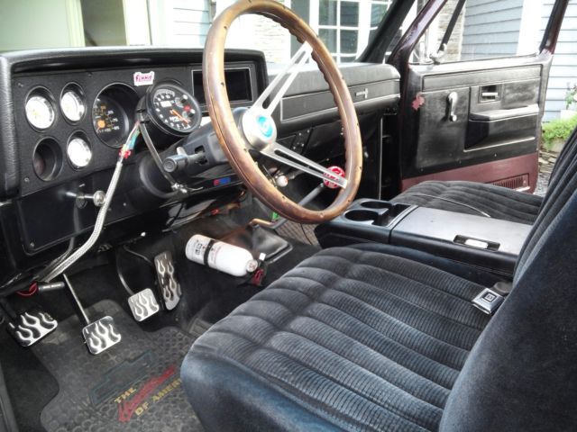 1986 Black Chery Pearl Metal Flake Chevrolet Other Pickups Standard Cab Pickup