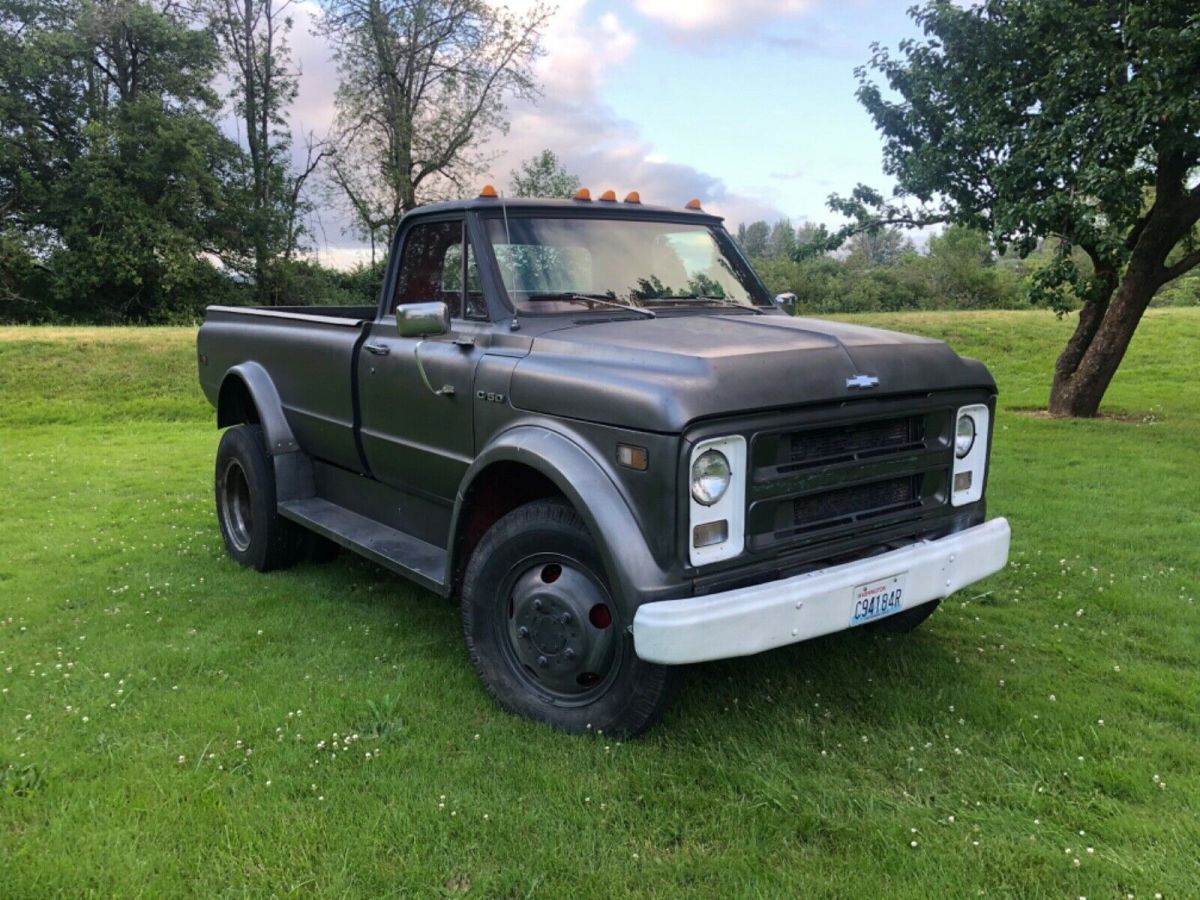 1972 Black Chevrolet C50 Standard Cab Pickup