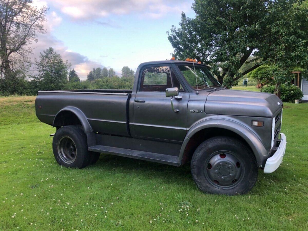 1972 Black Chevrolet C50 Standard Cab Pickup