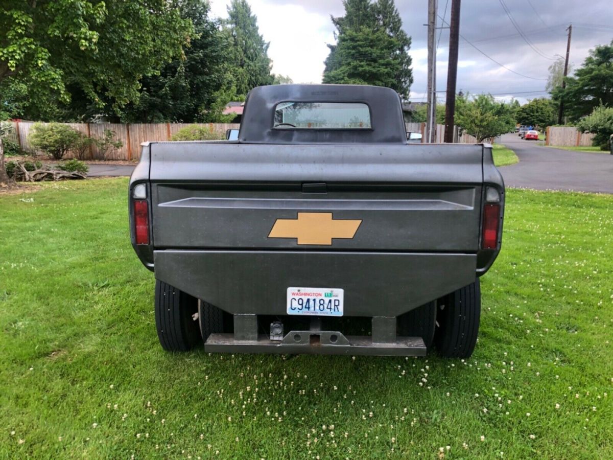 1972 Black Chevrolet C50 Standard Cab Pickup