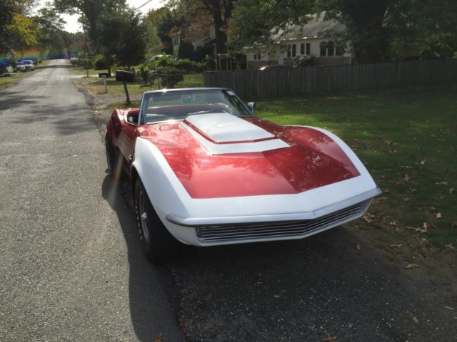 1968 Burgundy Chevrolet Corvette Convertible