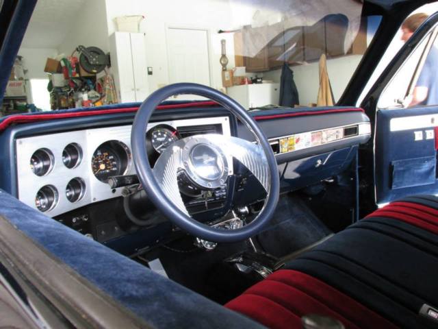 1983 Black Sapphire Metallic with Blue Pearl Chevrolet Silverado 1500 8 foot bed