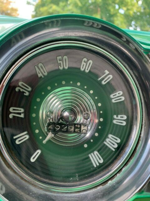 1954 Green with off white Chevrolet Bel Air/150/210 Sedan