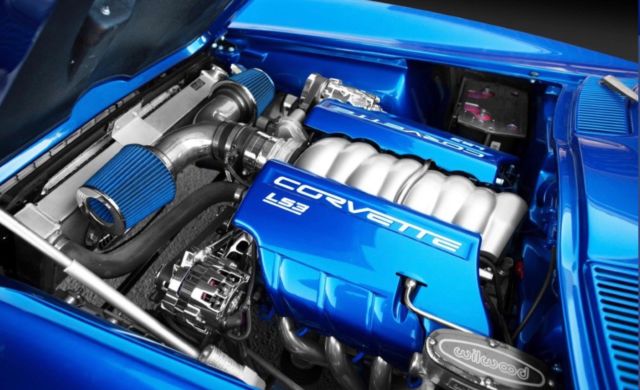 1966 Viper Blue Chevrolet Corvette