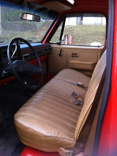 1986 Chevy Red Orange Chevrolet C/K Pickup 1500 Standard Cab Pickup