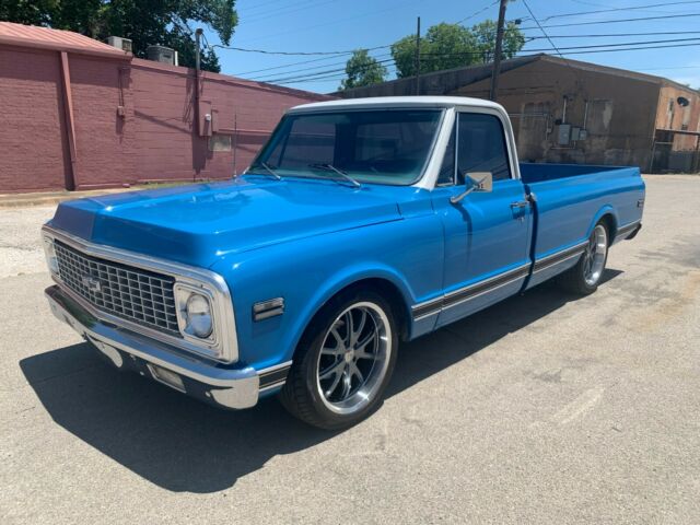 1972 Blue Chevrolet C-10 Standard Cab Pickup