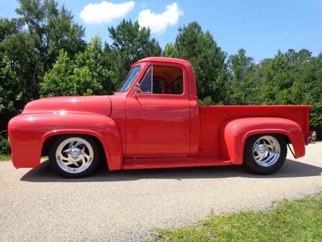 1954 Lobster Red Ford F-100 Standard Cab Pickup