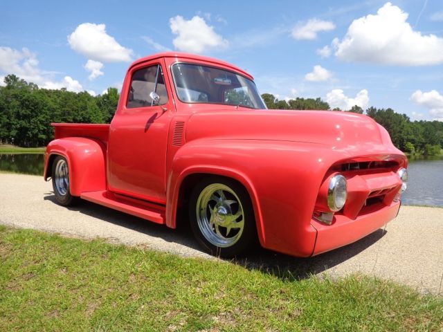 1954 Lobster Red Ford F-100 Standard Cab Pickup