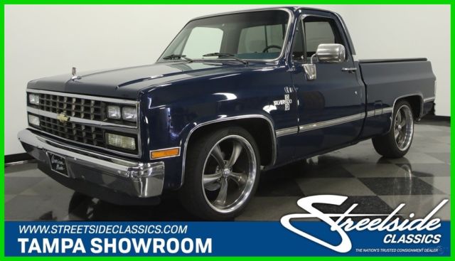 1986 Blue Chevrolet C10