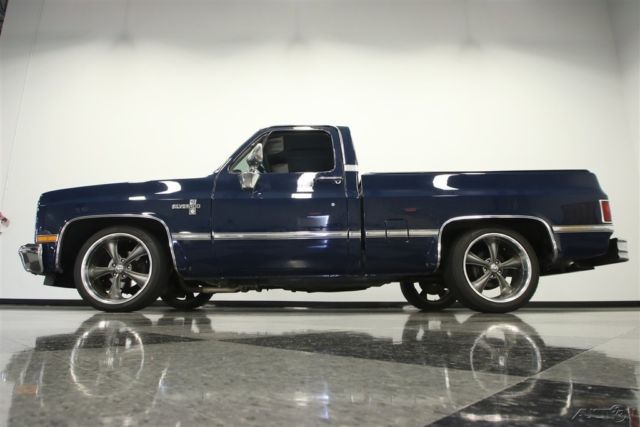 1986 Blue Chevrolet C10