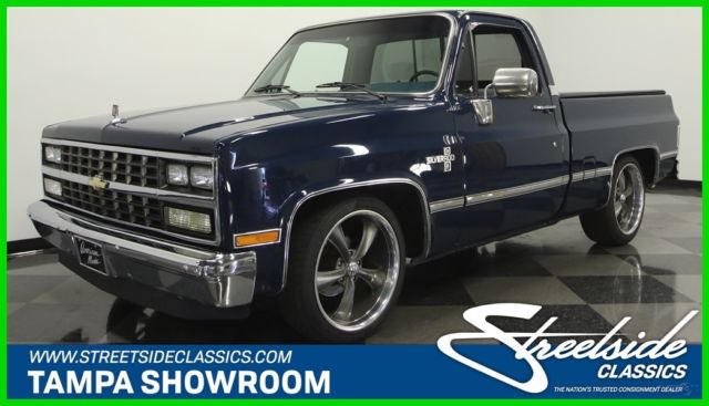 1986 Blue Chevrolet C10
