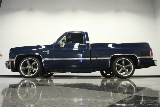 1986 Blue Chevrolet C10