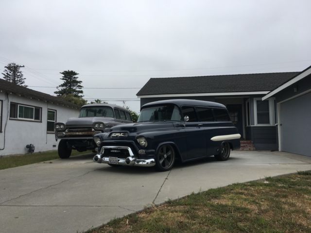 1955 Blue GMC Suburban SUV