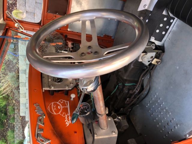 1929 Orange Ford Model A Coupe