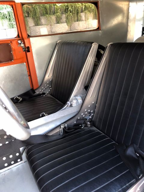 1929 Orange Ford Model A Coupe